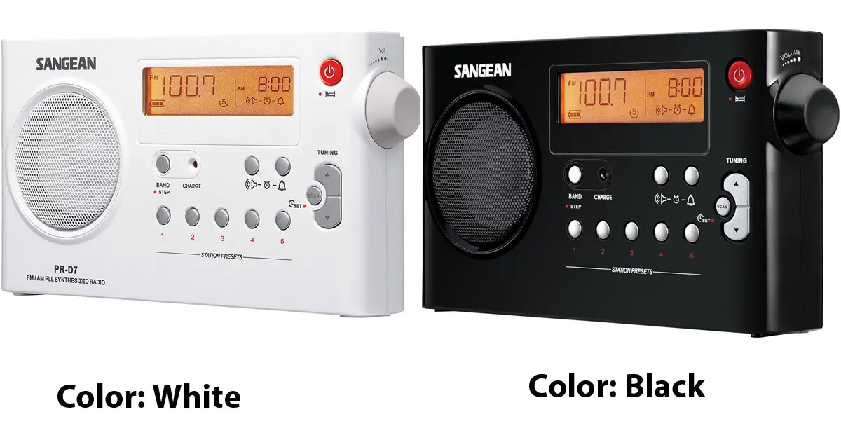 The Sangean PRD7 Review AM/FM Digital Rechargeable Portable Radio