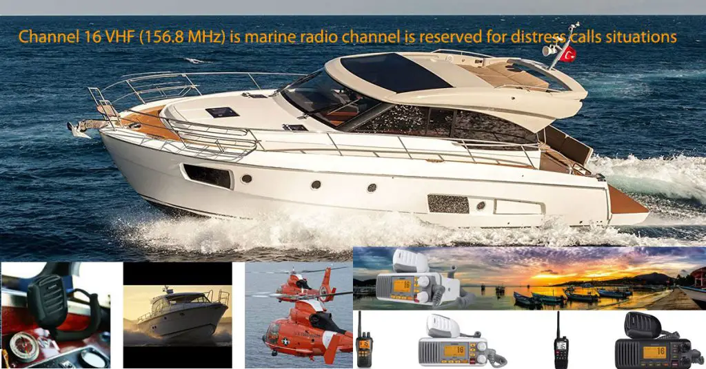 What VHF marine radio channel is reserved for distress calls situations?