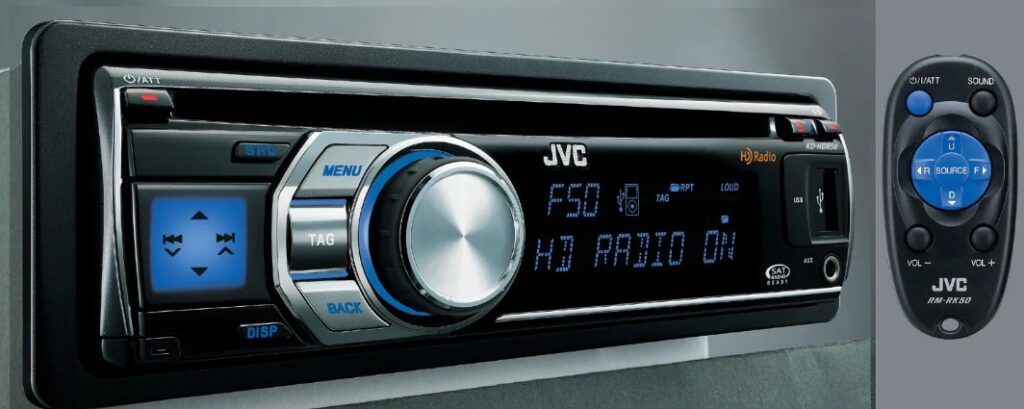 how to reset jvc radio