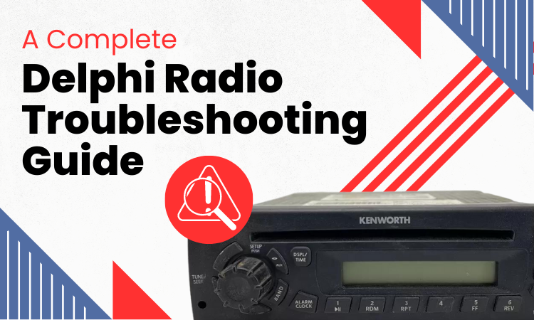 delphi radio troubleshooting