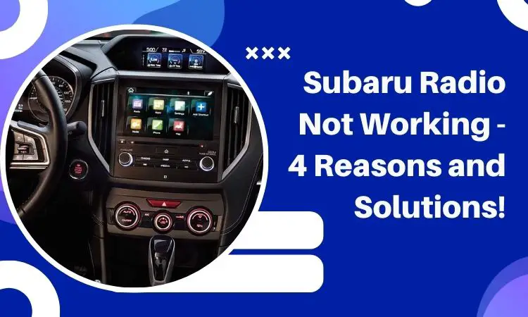 subaru radio not working